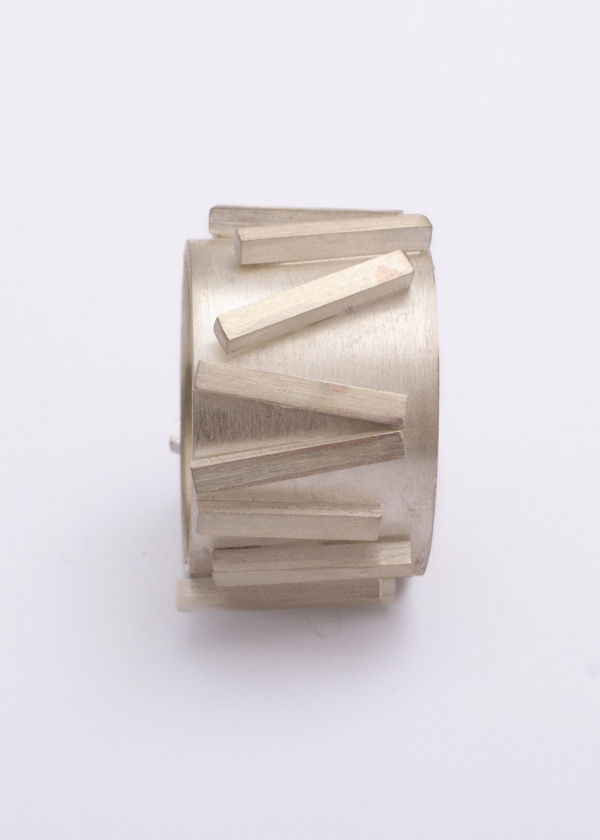 Stäbchenring Silber – Bild 2