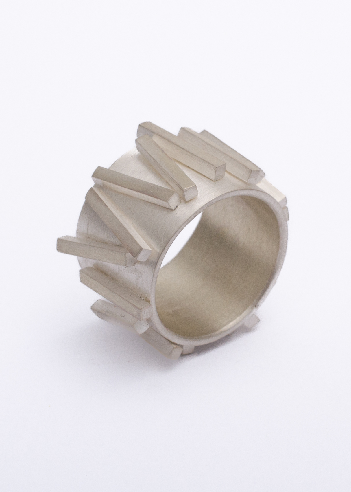 Stäbchenring Silber